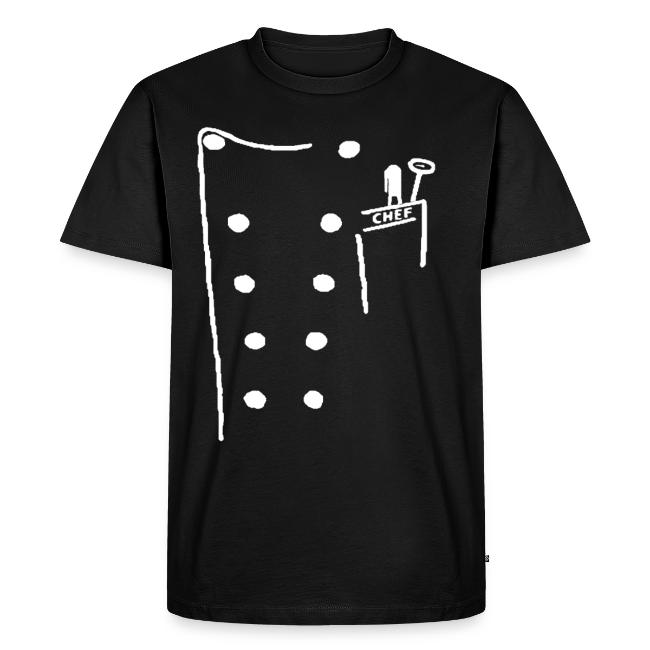 chef coat white png - Mens Premium T 